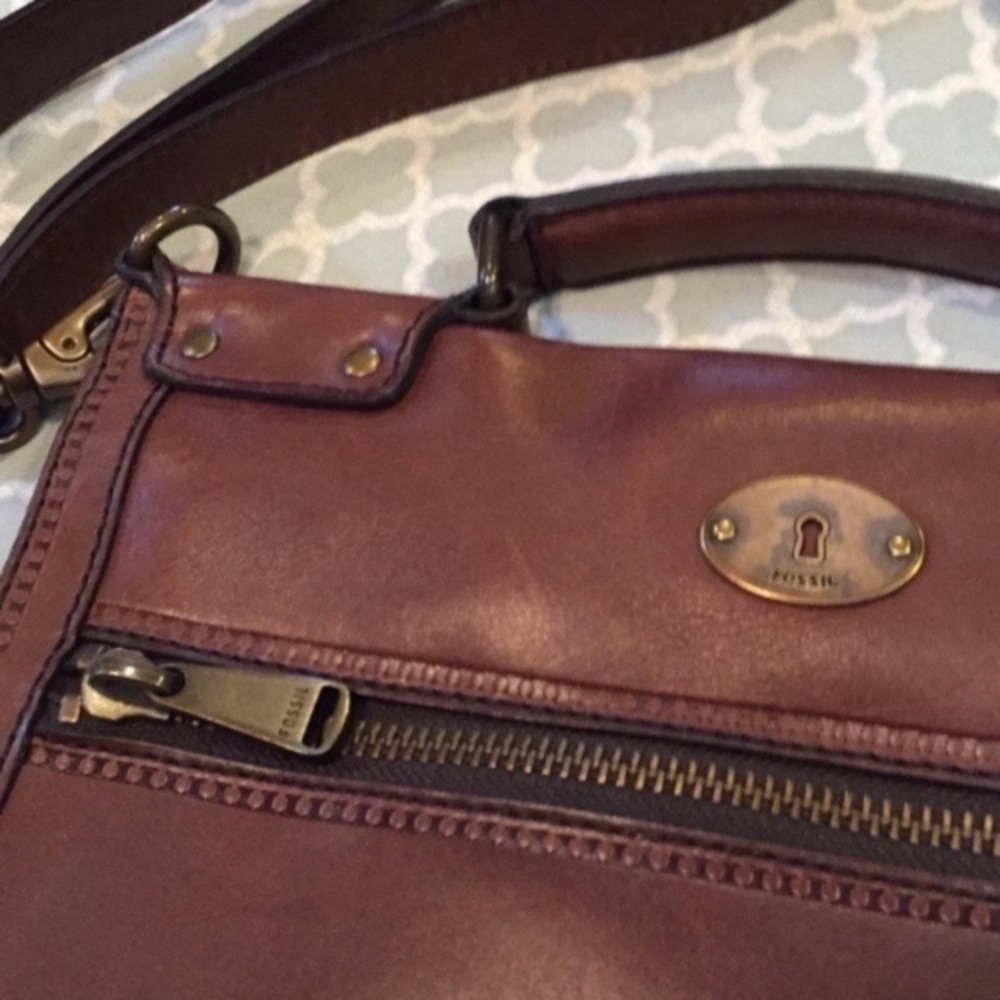 Fossil Giraffe Calf Hair Vintage Revival Crossbody Bag - Picture 7 of 11